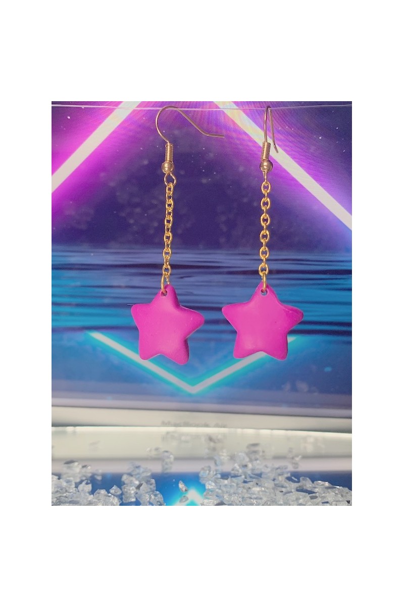 Fluo violet star